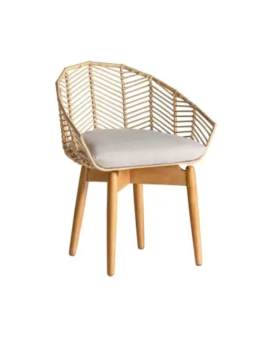 SILLA PLISSÉ RATTAN | Tienda